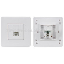 1 port 86 type rj45 socket wall face plate,1 Port Cat6 Wall Face Plate